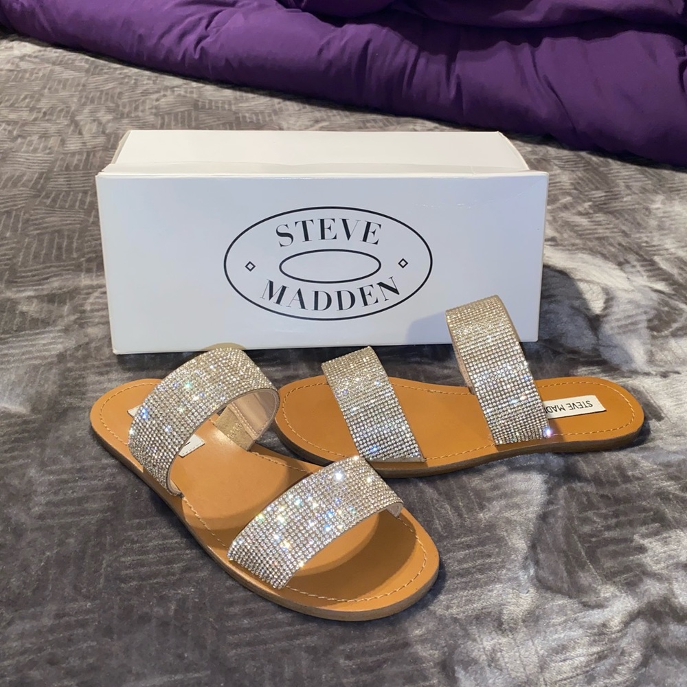 Steve Madden Rhinestone Sandals